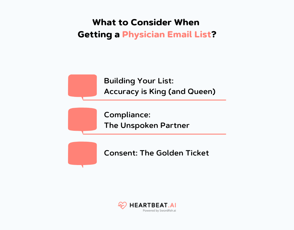 What to Consider When Getting a Physician Email List