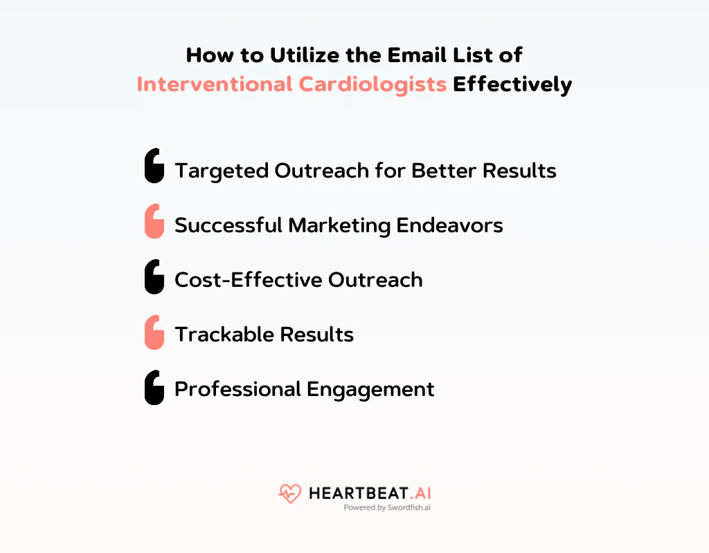How to Utilize the Email List of Interventional Cardiologists Effectively