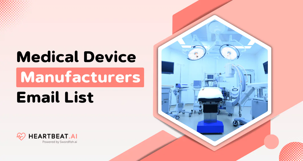 Medical Device Manufacturers Email List