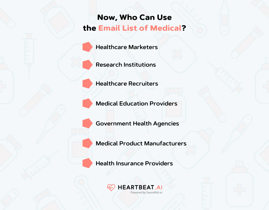 Use the Email List of Medical