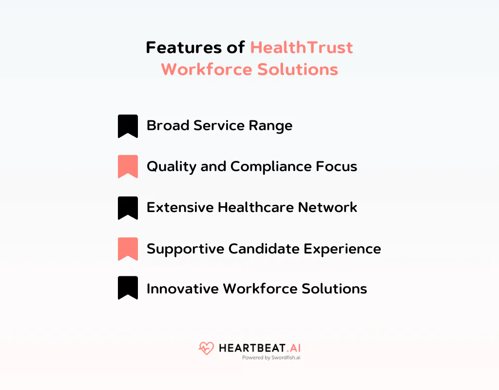 Features of HealthTrust Workforce Solutions