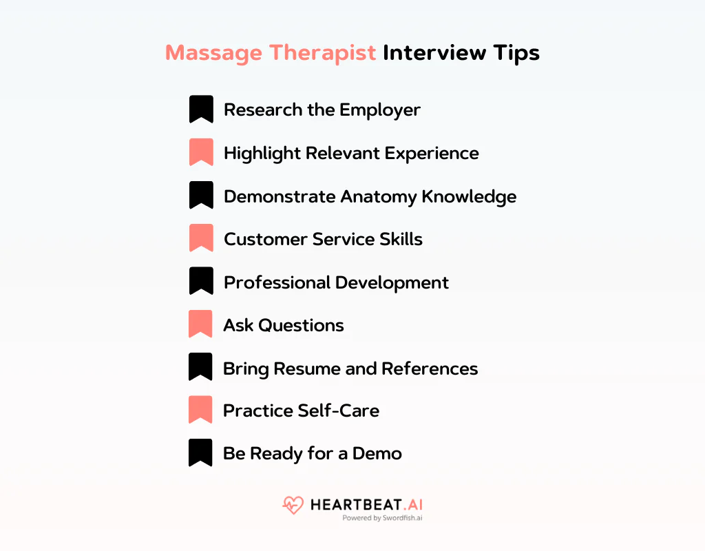 Massage Therapist Interview Tips