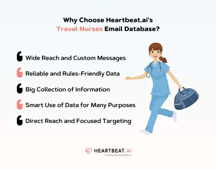 Choose Heartbeat.ai's Travel Nurses Email Database