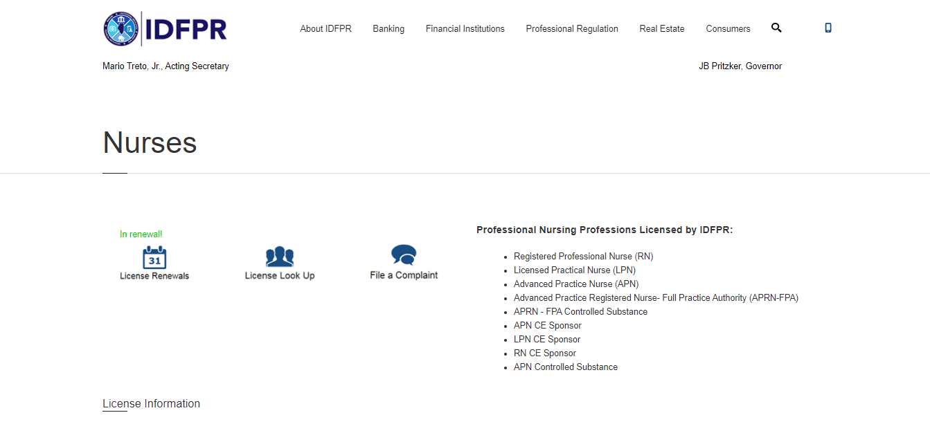 Illinois Board of Nursing Licensing Renewal Requirements for IL