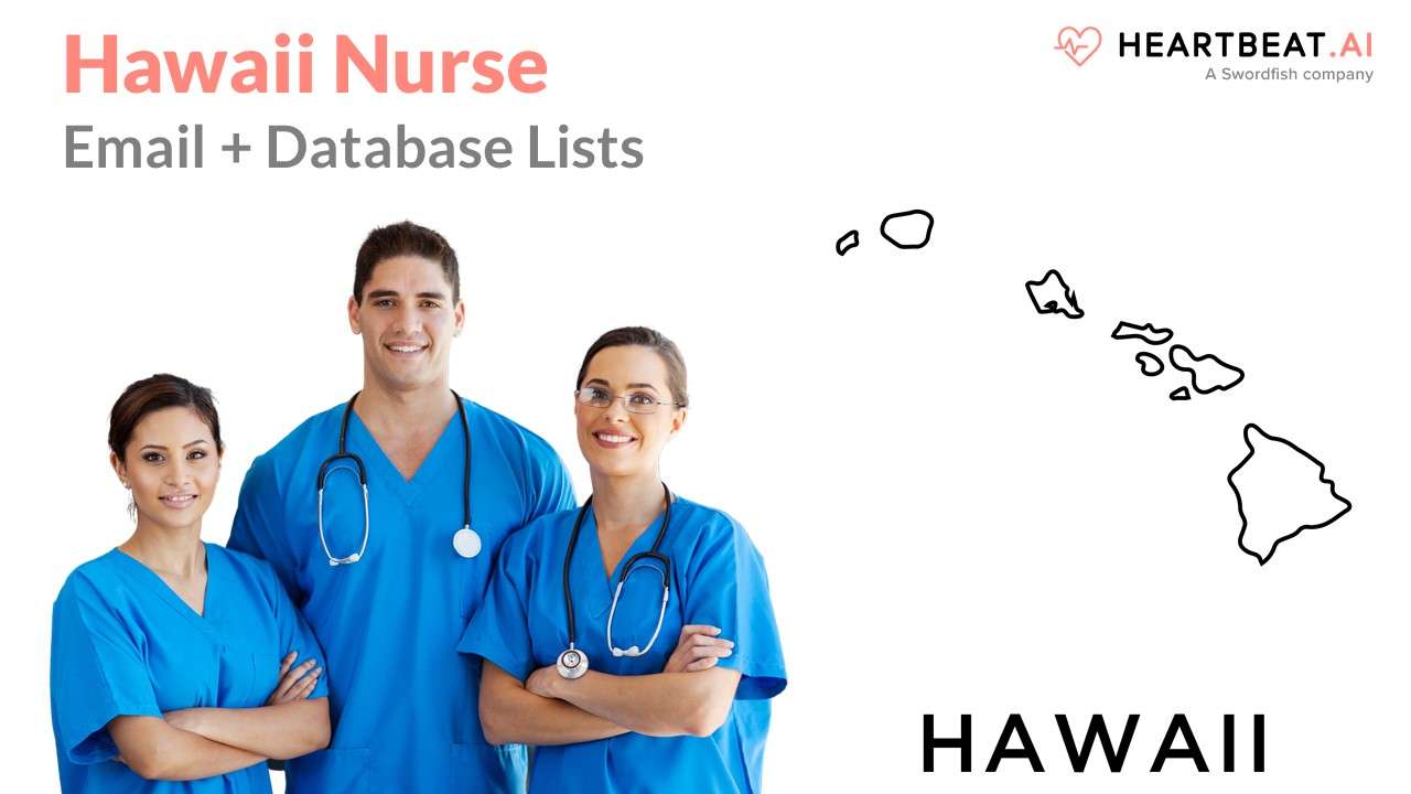 Hawaii Nurse Email Database Lists Accuracy Guarantee Heartbeat.ai