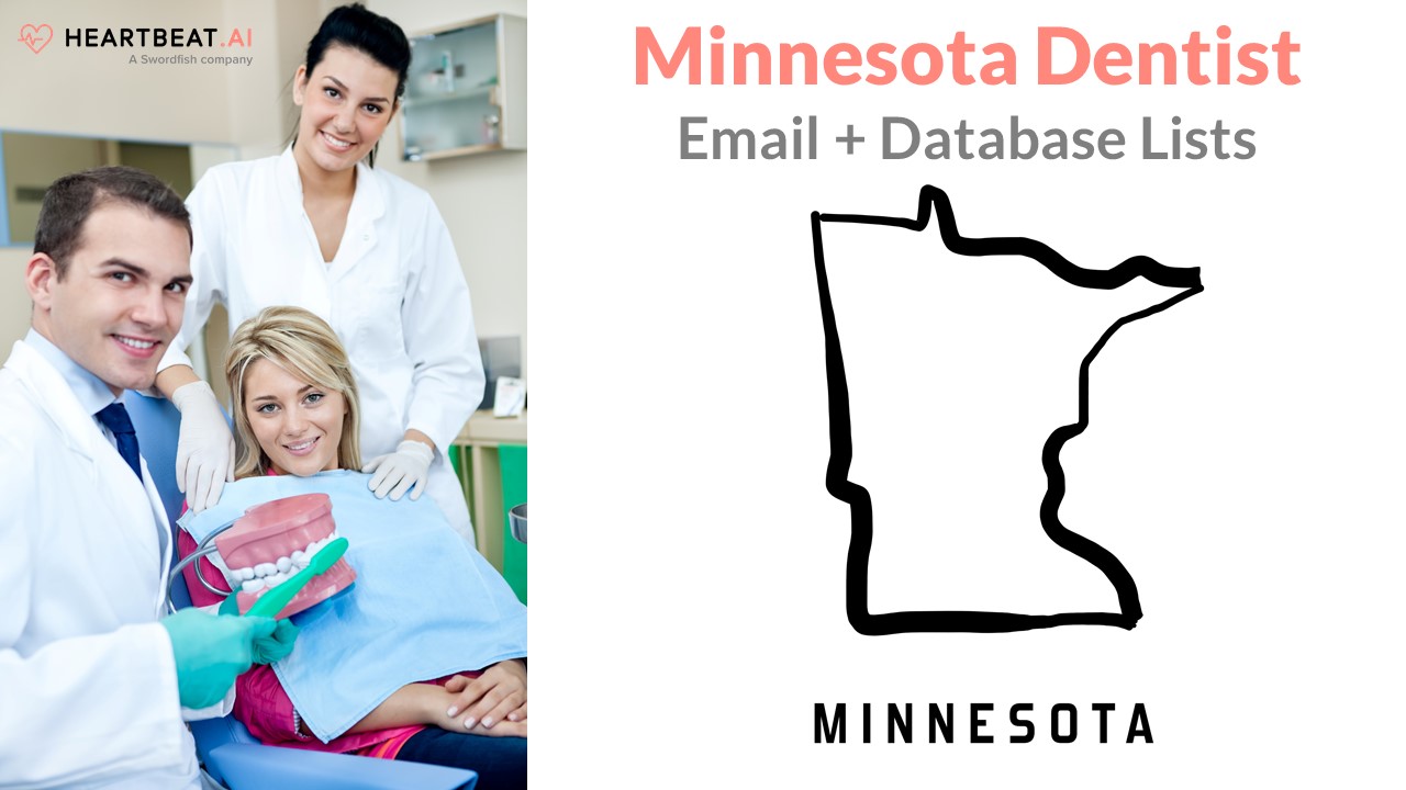 Minnesota Dentist Dental Dentistry Email Lists from Heartbeat.ai