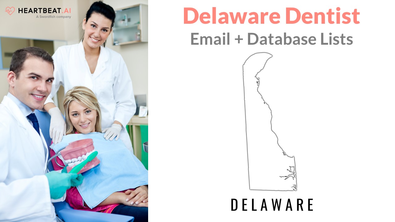 Delaware Dentist Dental Dentistry Email Lists from Heartbeat.ai