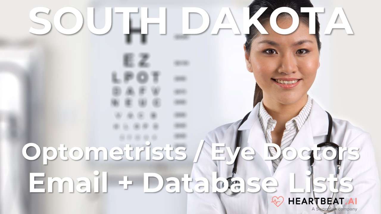 South Dakota Optometrists Email Database Lists Precision Guarantee