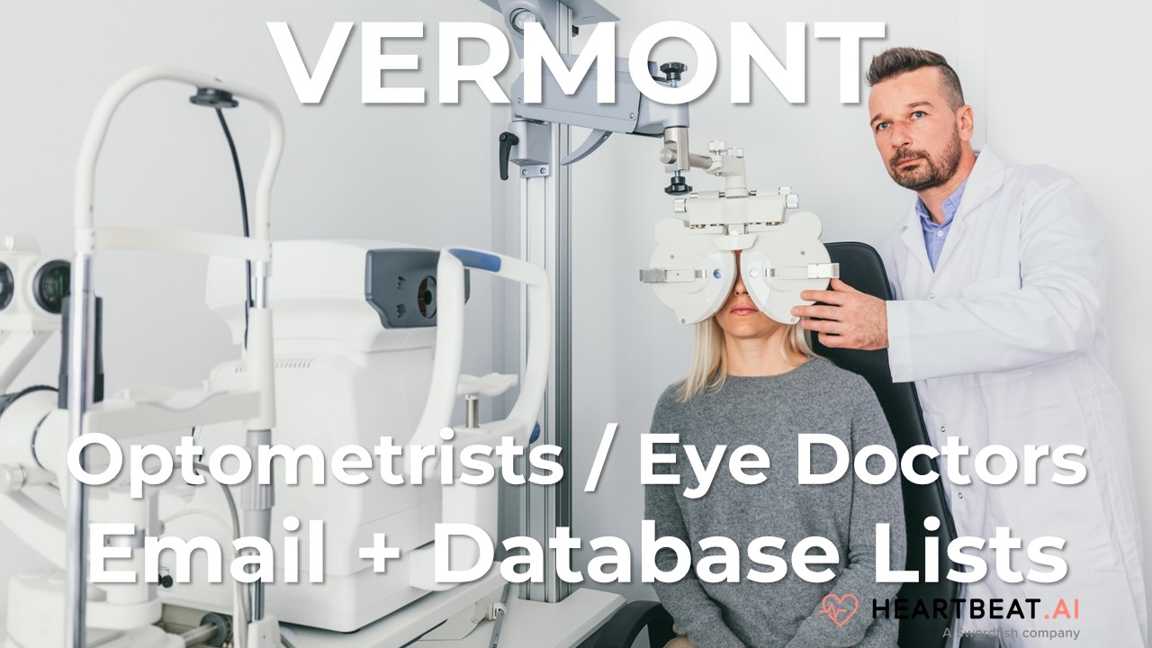 Vermont Optometrists Email Lists Heartbeat
