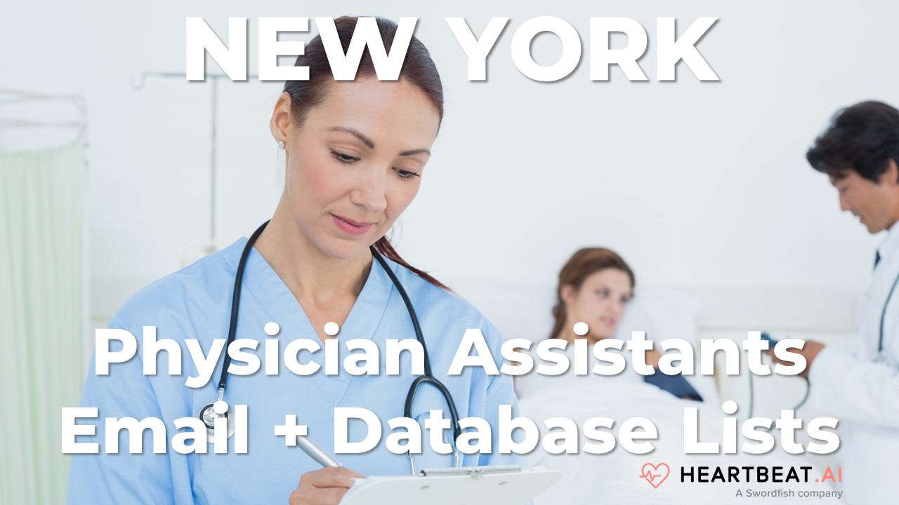 New York Physician Assistants Email, Mailing, Database Lists for NY