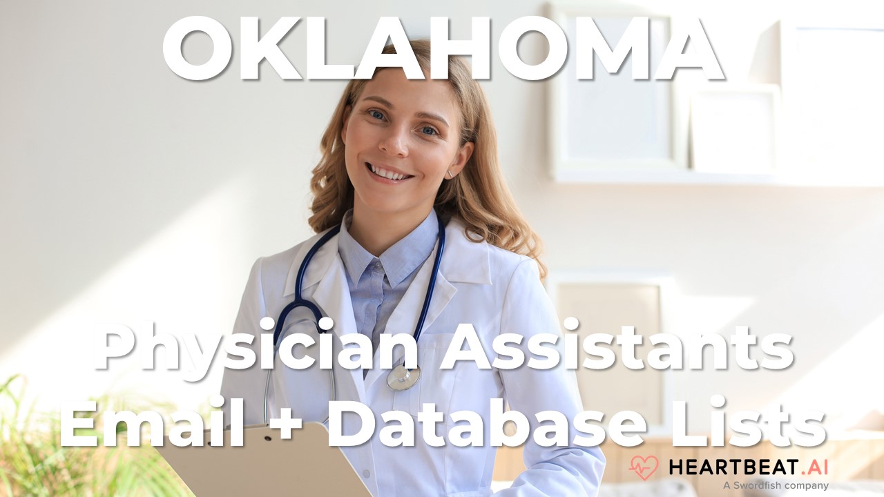 Oklahoma Physician Assistants Email, Mailing, Database Lists for OK