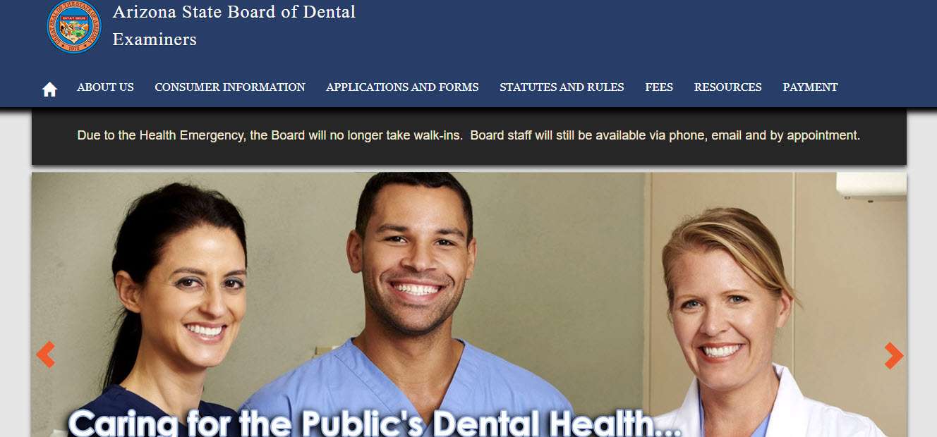 Arizona Board of Dental Assistants Essential Licensing Information