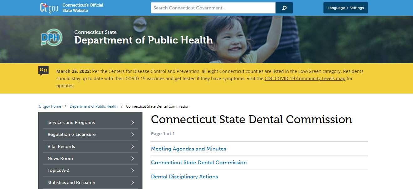 Connecticut Board of Dental Assistants Essential Licensing Practices