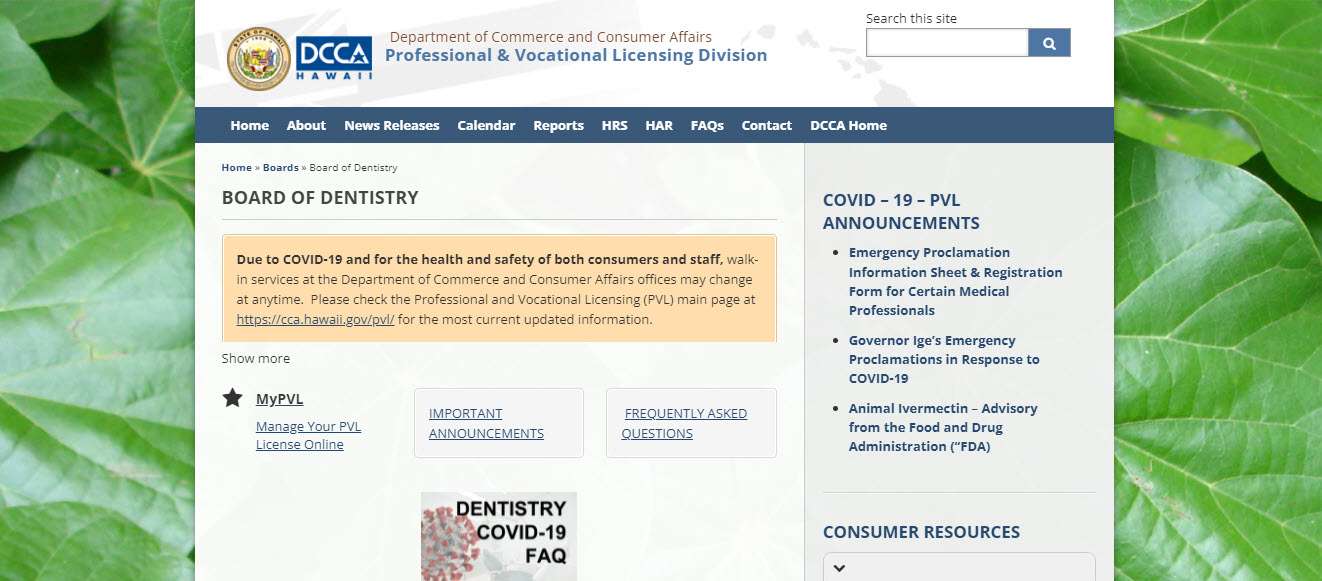 Hawaii Board of Dental Assistants Licensing Process Heartbeat.ai