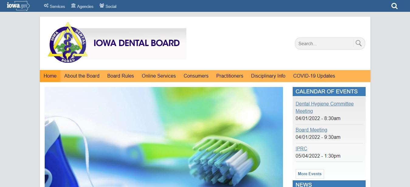 Iowa Board of Dental Assistants Licensing & Renewal Guidelines