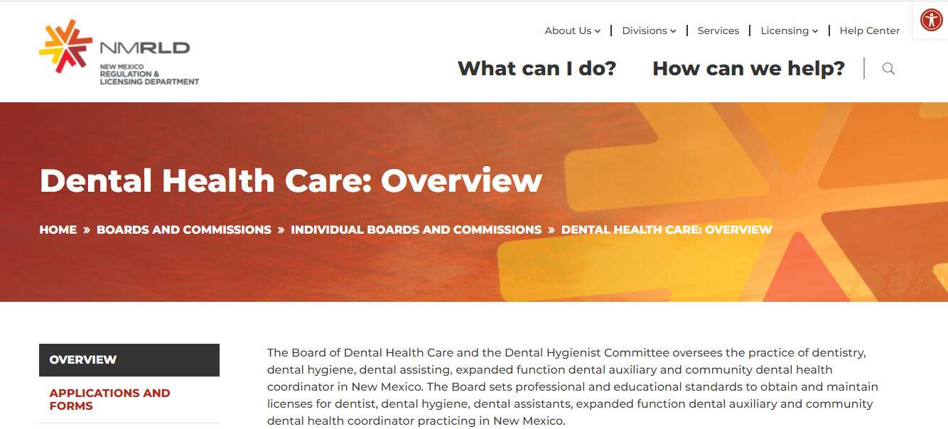 New Mexico Board of Dental Assistants Simplified Licensing and Renewal