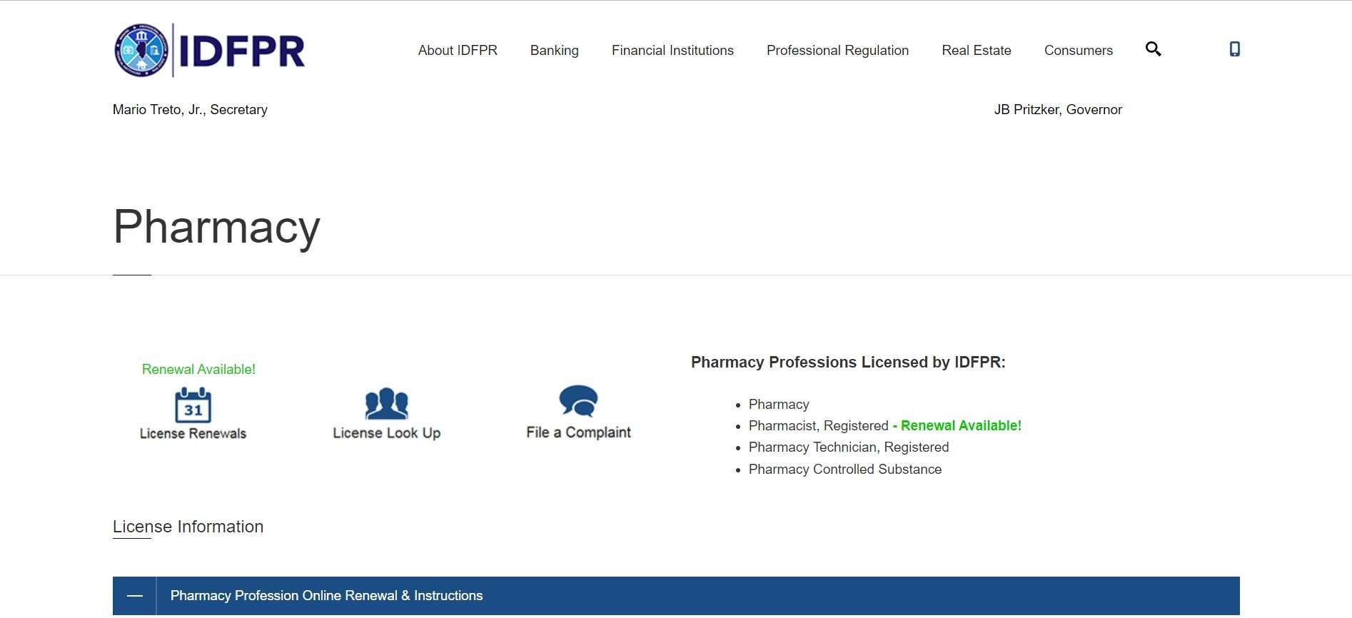 Illinois Board of Pharmacy Licensing Renewal Requirements for