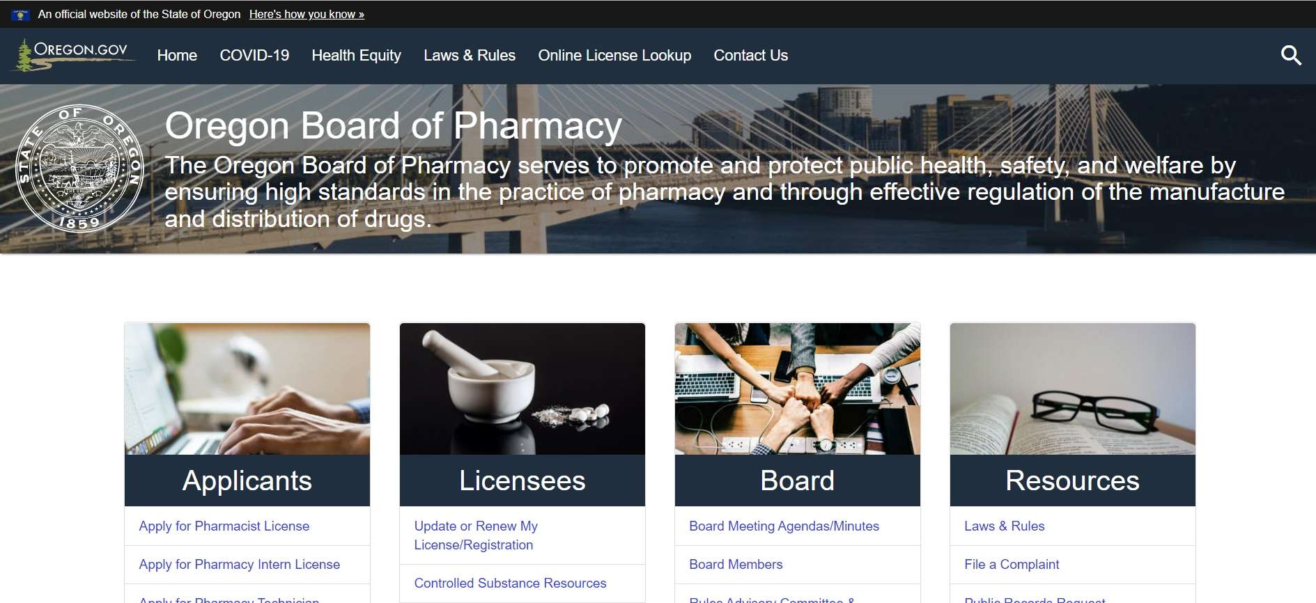 Oregon Board of Pharmacy Licensing Renewal Requirements for
