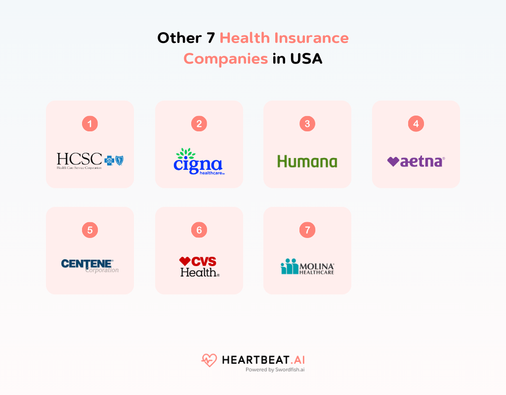 Other 7 Health Insurance Companies in USA