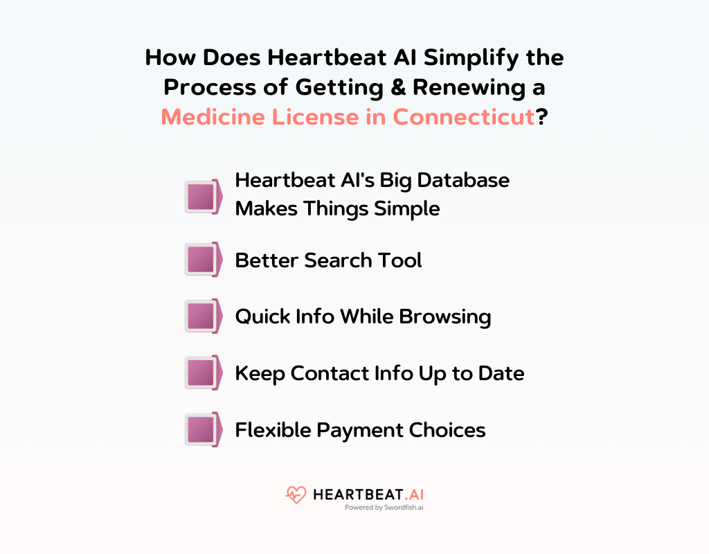 How Does Heartbeat AI Simplify the Process of Getting & Renewing a Medicine License in Connecticut