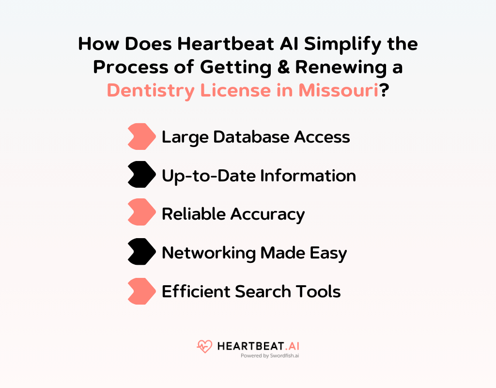 How Does Heartbeat AI Simplify the Process of Getting & Renewing a Dentistry License in Missouri