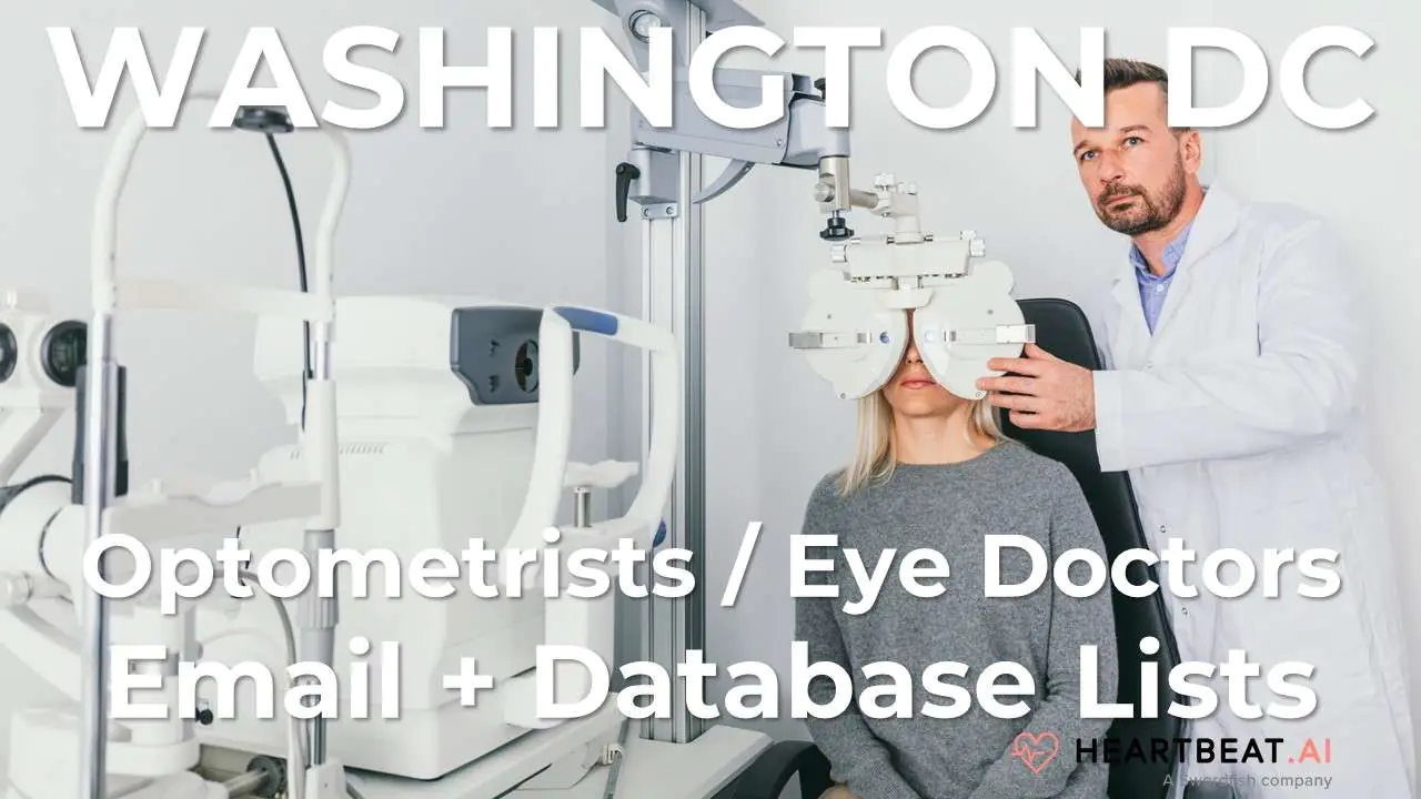 District of Columbia (Washington DC) Optometrists Email Lists Heartbeat
