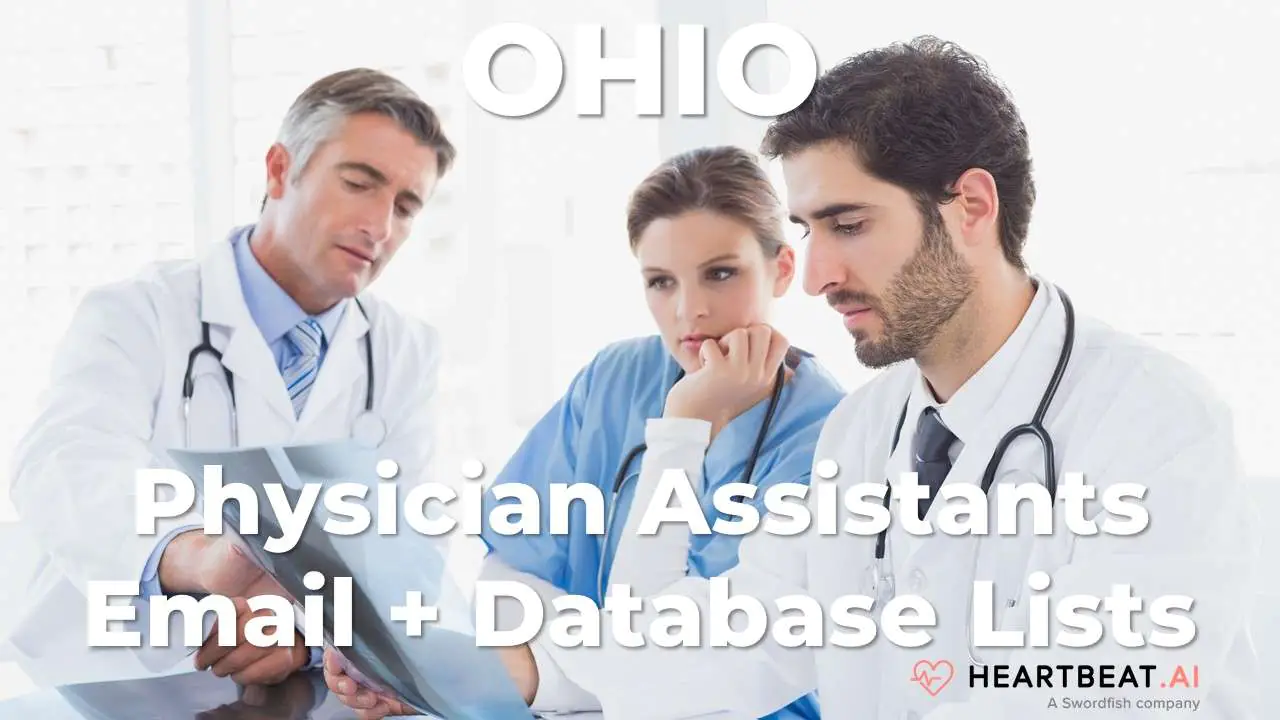 Ohio Physician Assistants Email, Mailing, Database Lists for OH