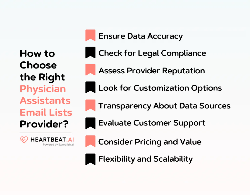 How to Choose the Right Physician Assistants Email Lists Provider