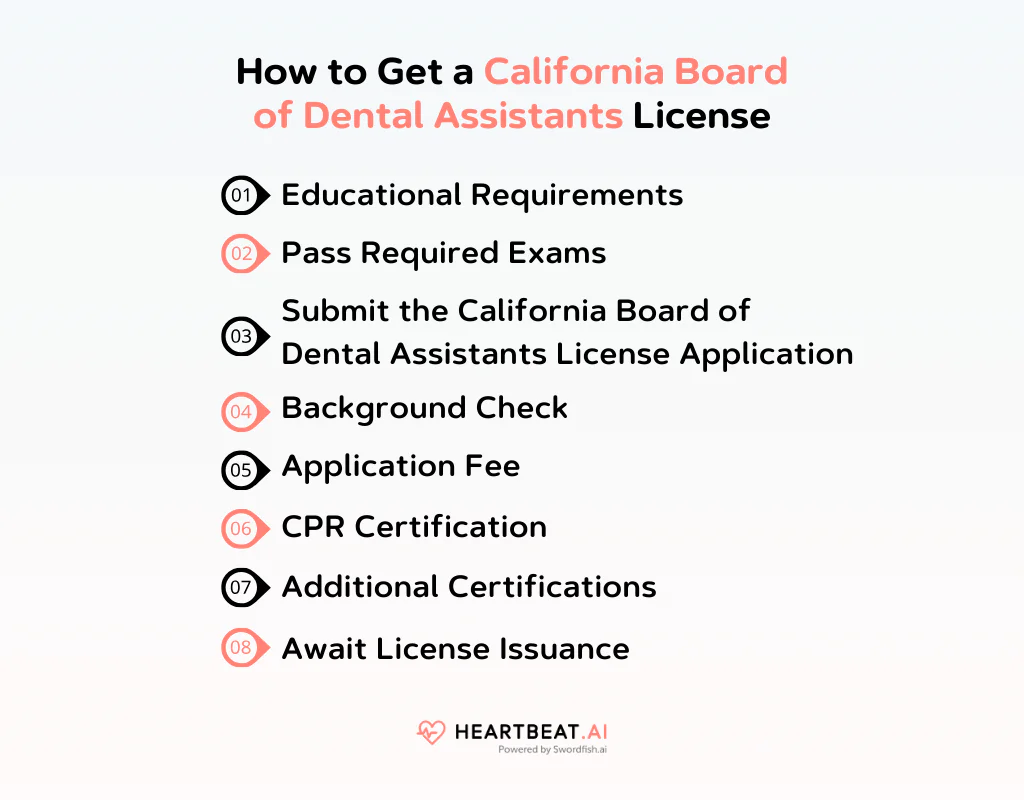 How to Get a California Board of Dental Assistants License