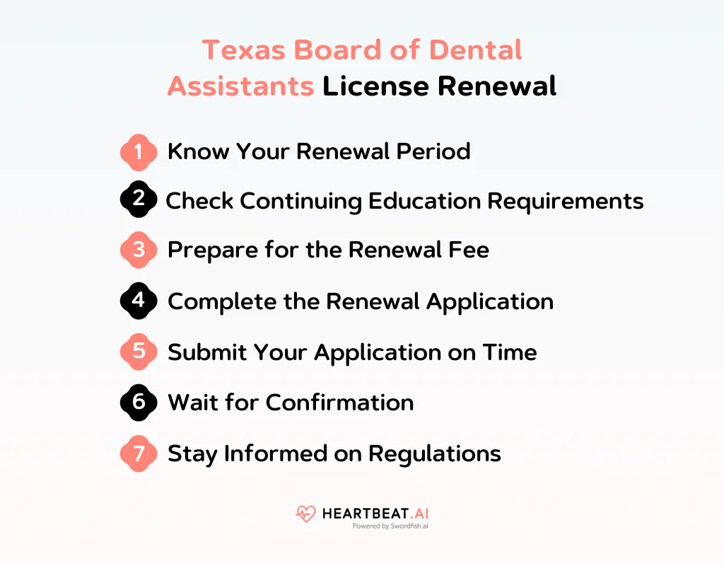 Texas Board of Dental Assistants License Renewal