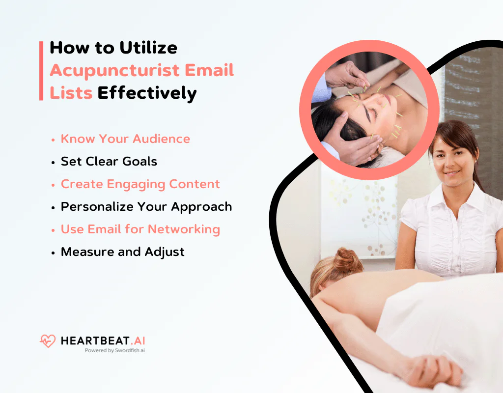 How to Utilize Acupuncturist Email Lists Effectively