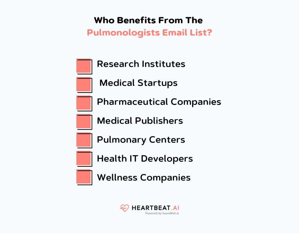 Who Can Use the Pulmonologists Email List