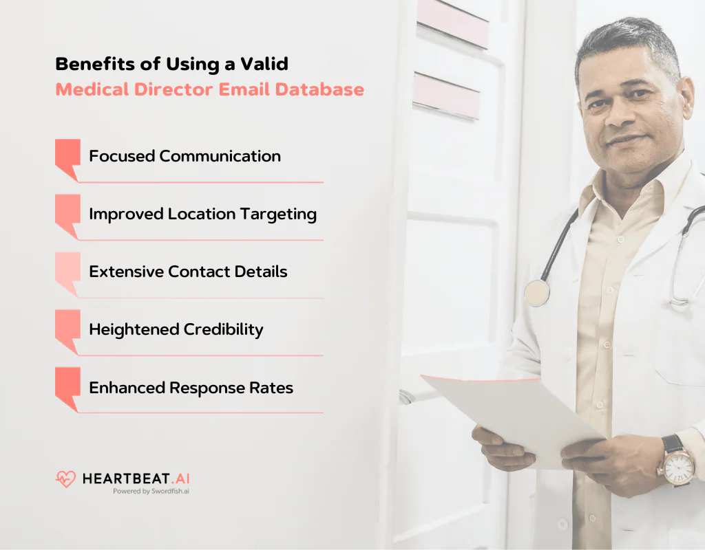 Benefits of Using a Valid Medical Director Email Database