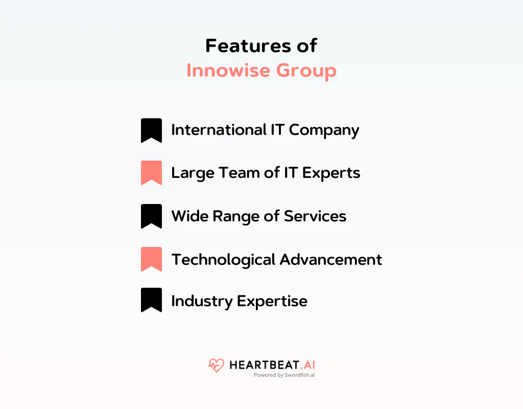 Features of Innowise Group