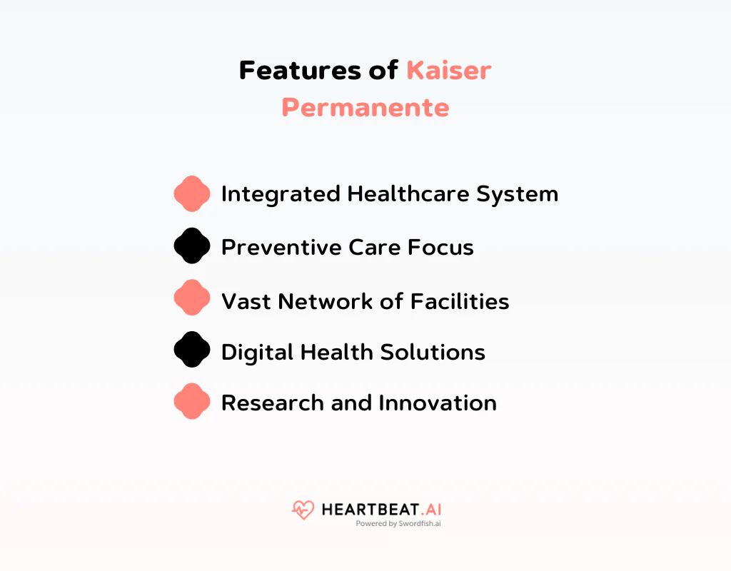 Features of Kaiser Permanente
