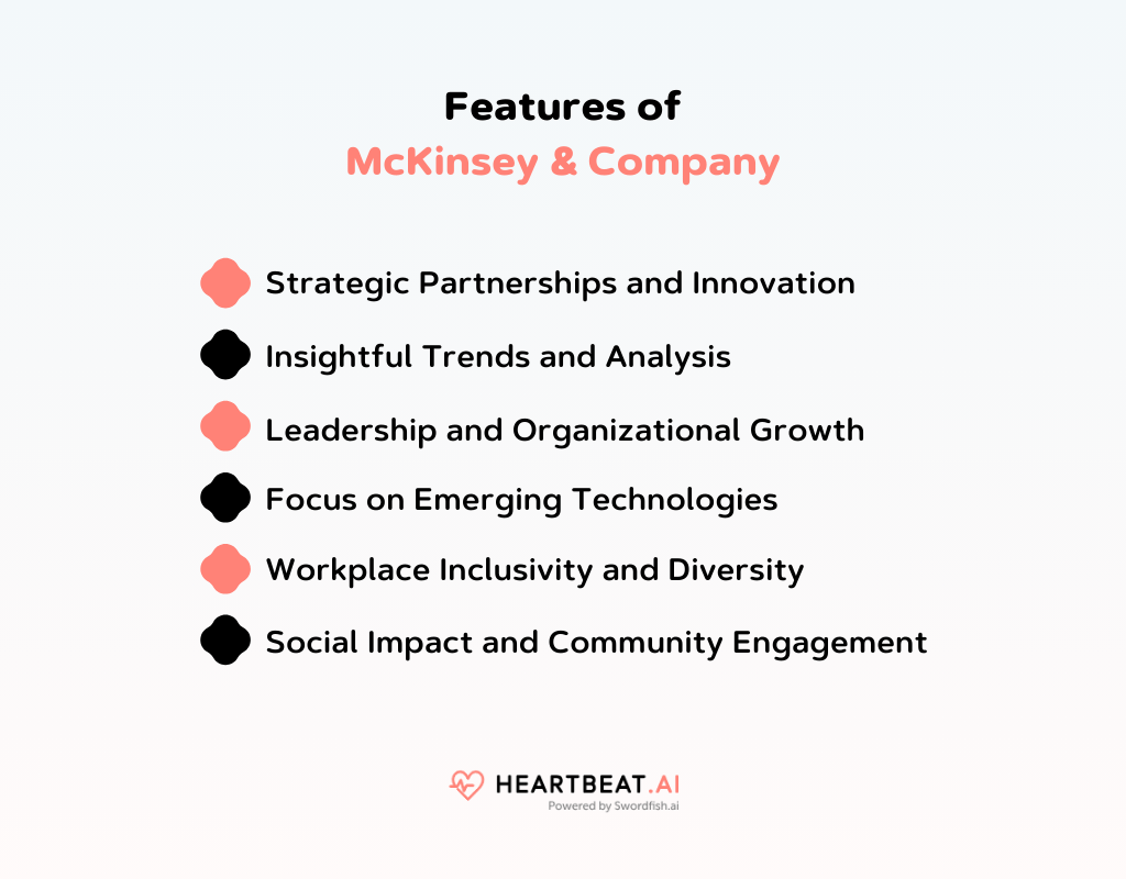 Features of McKinsey & Company
