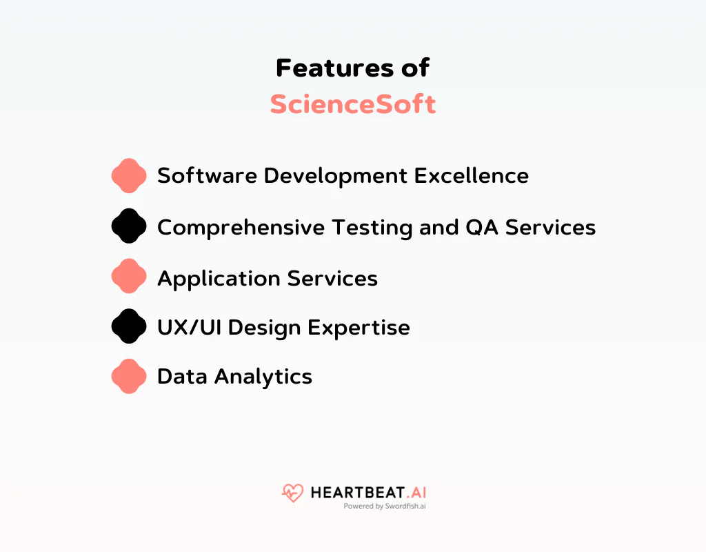 Features of ScienceSoft