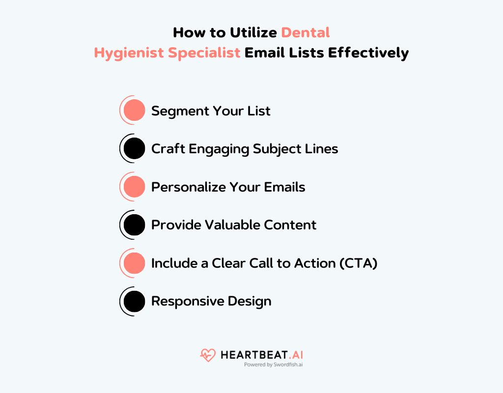 Utilize Dental Hygienist Specialist Email Lists Effectively
