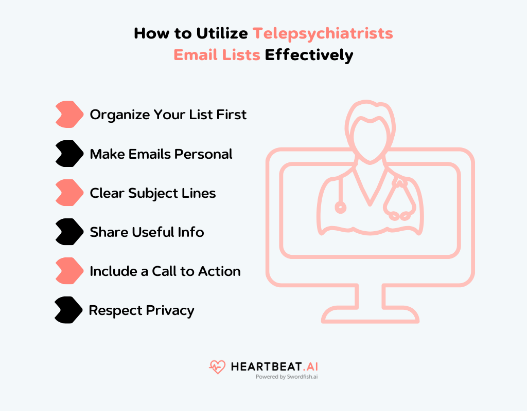 Utilize Telepsychiatrists Email Lists Effectively