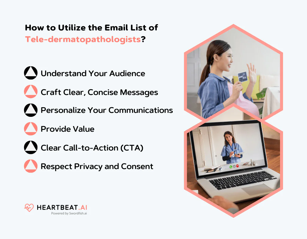 Utilize the Email List of Tele-dermatopathologists