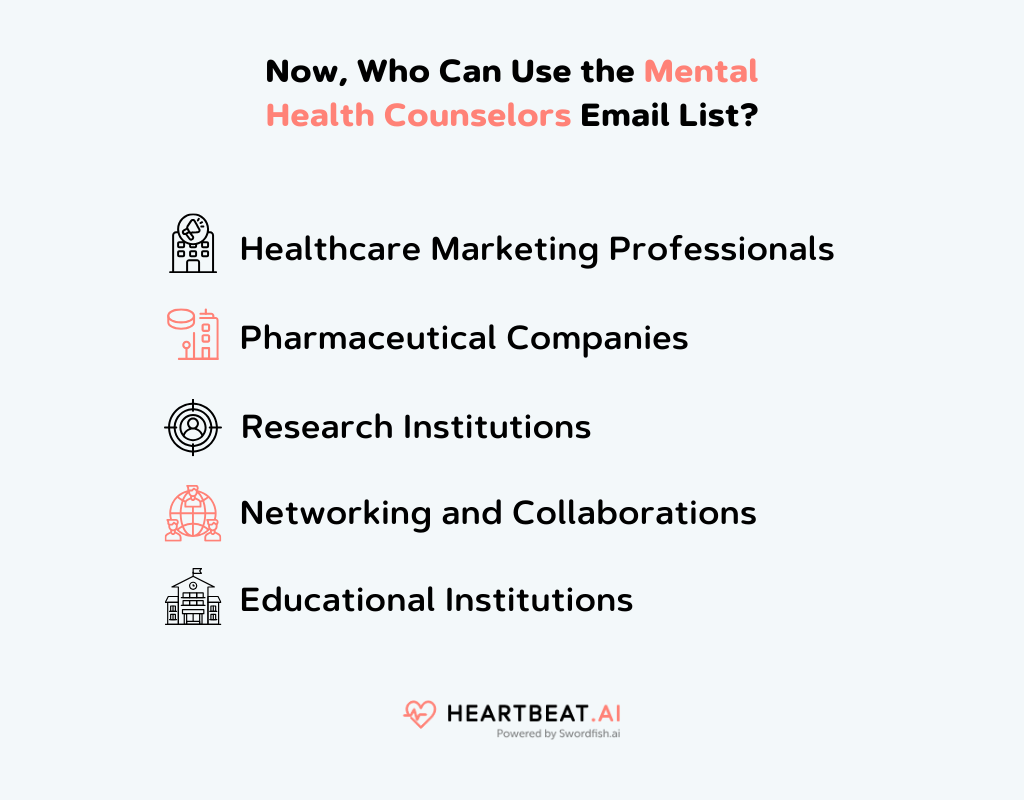 Who Can Use the Mental Health Counselors Email List