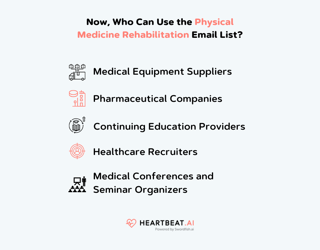 Who Can Use the Physical Medicine Rehabilitation Email List