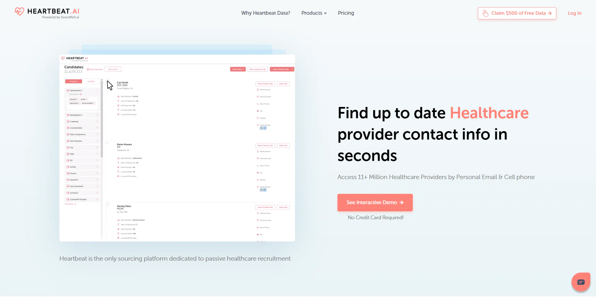Heartbeat Physician Recruiters Email Lists