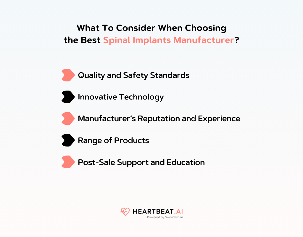 Choosing the Best Spinal Implants Manufacturer