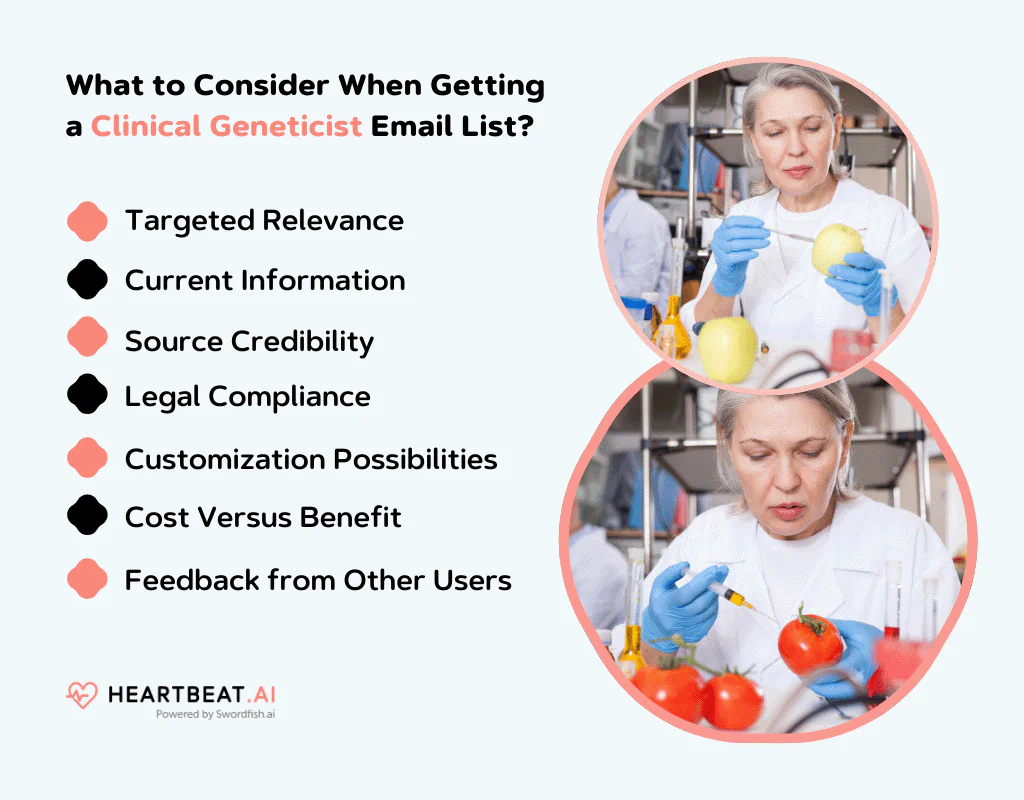 Consider When Getting a Clinical Geneticist Email List