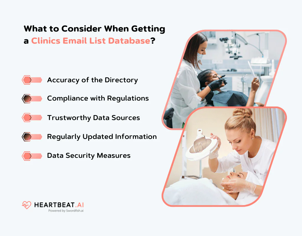 Consider a Clinics Email List Database