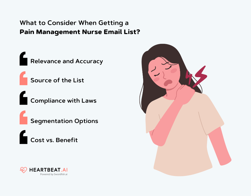 Getting a Pain Management Nurse Email List
