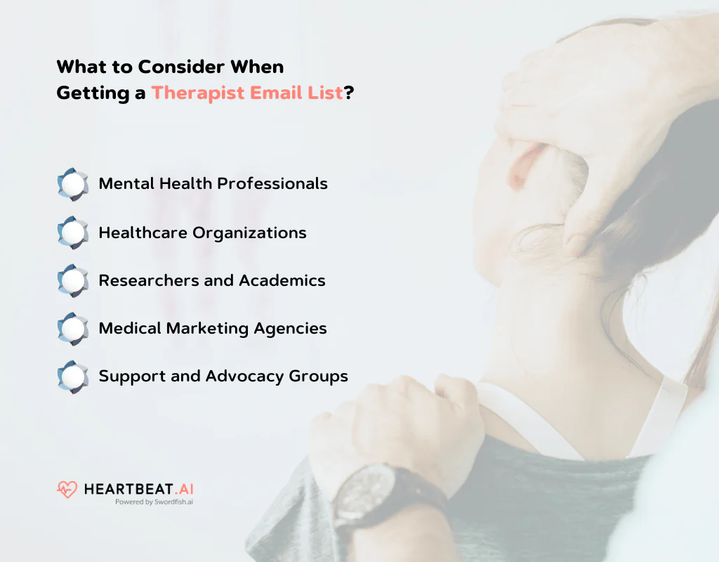 Getting a Therapist Email List
