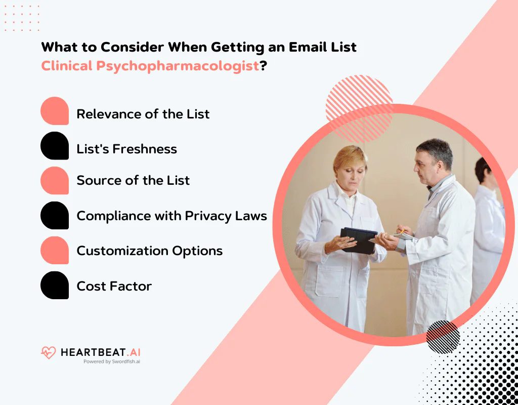 Consider When Getting an Email List Clinical Psychopharmacologist