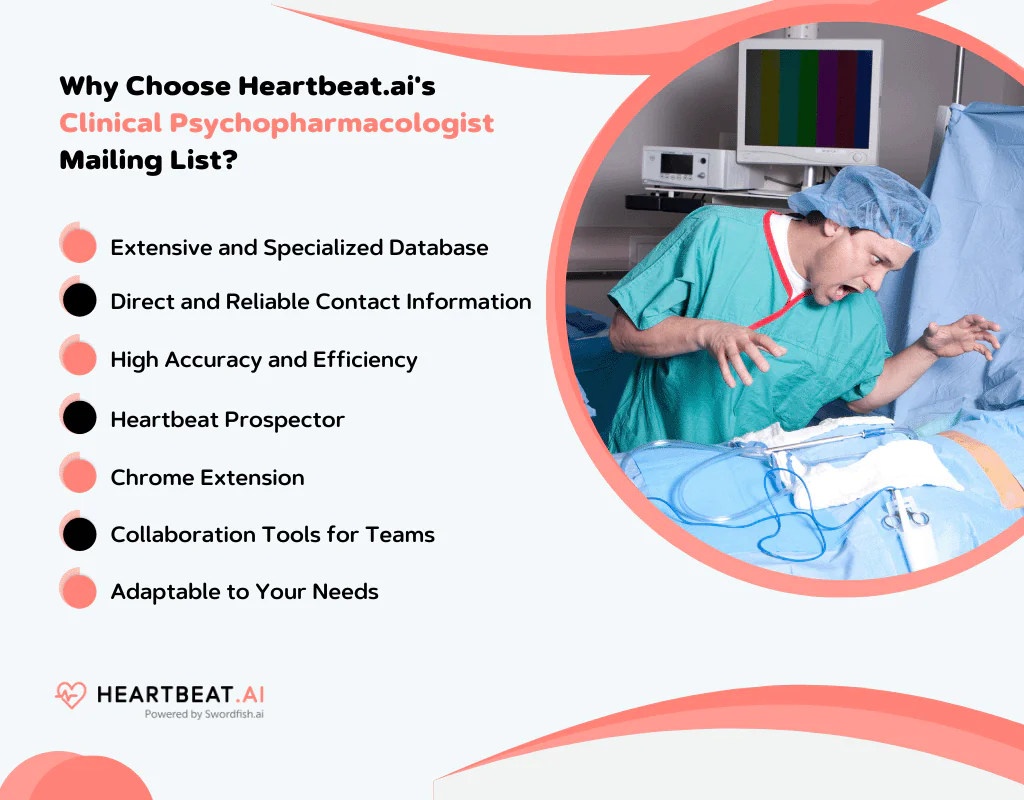 Choose Heartbeat.ai's Clinical Psychopharmacologist Mailing List